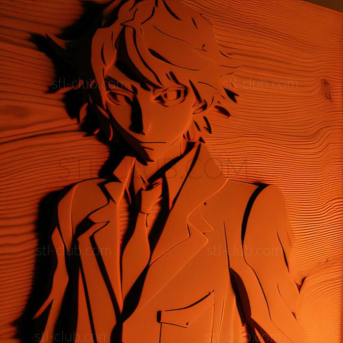 3D мадэль Судзумура Кеничи из Bungo Stray Dogs (STL)